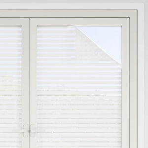 vidaXL Window Film Matte Striped Pattern 45x500 cm PVC