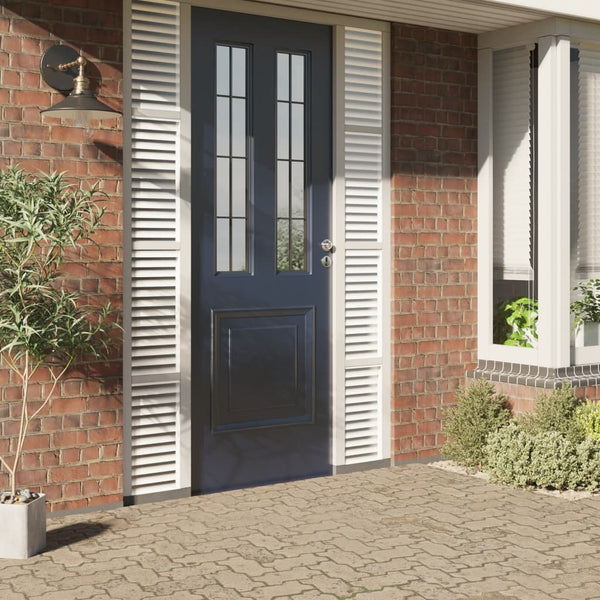 vidaXL Window Film Matte Stripe Pattern 90x500 cm PVC
