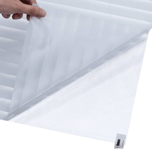 vidaXL Window Film Matte Stripe Pattern 90x500 cm PVC