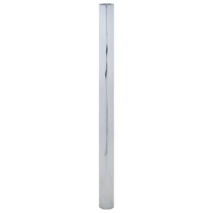 vidaXL Reflective Static Window Film Silver 90x500 cm PVC