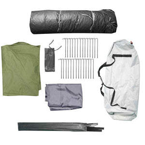 vidaXL Family Tent 10 Person Green Quick Release Waterproof