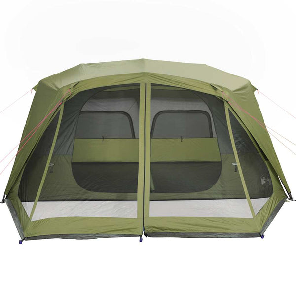 vidaXL Family Tent 10 Person Green Quick Release Waterproof
