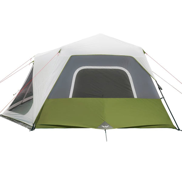 vidaXL Family Tent with LED 10 Person Light Green Quick Release