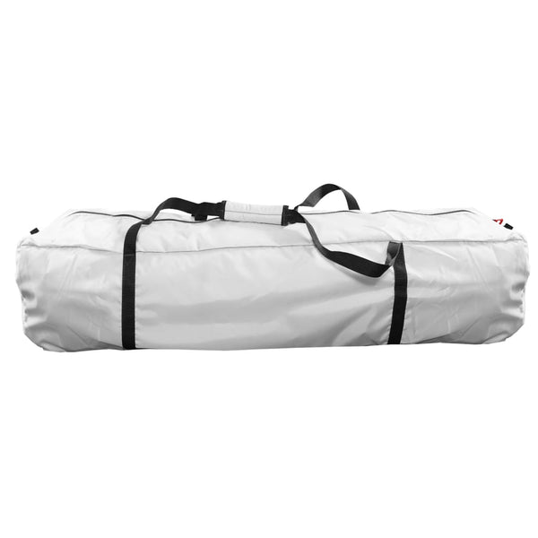 vidaXL Family Tent with LED 10 People Light Grey Orange Quick Release