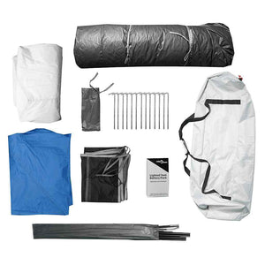 vidaXL Family Tent with LED 6 Persons Light Blue Quick Release