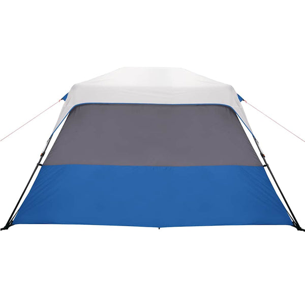 vidaXL Family Tent with LED 6 Persons Light Blue Quick Release