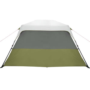 vidaXL Family Tent with LED 6 Persons Light Green Quick Release