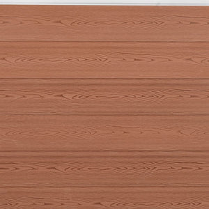 vidaXL Fence Panel Set Brown 180x186 cm WPC