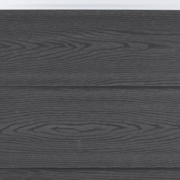 vidaXL Fence Panel Set Grey 699x186 cm WPC