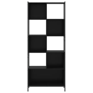 vidaXL Bookcase Black 72x28x172 cm Engineered Wood