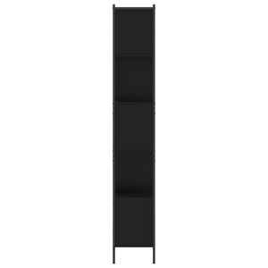 vidaXL Bookcase Black 72x28x172 cm Engineered Wood