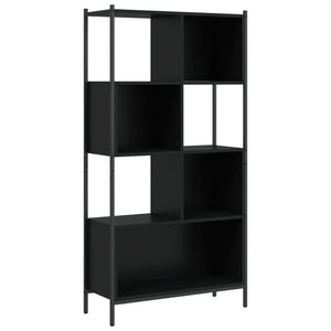 vidaXL Bookcase Black 72x28x172 cm Engineered Wood
