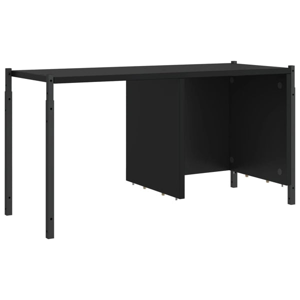 vidaXL Bookcase Black 72x28x172 cm Engineered Wood