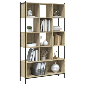 vidaXL Sonoma Oak Bookcase 102x28x172 cm Engineered Wood