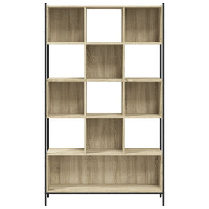 vidaXL Sonoma Oak Bookcase 102x28x172 cm Engineered Wood