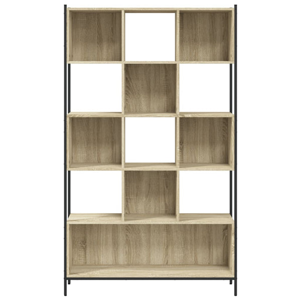 vidaXL Sonoma Oak Bookcase 102x28x172 cm Engineered Wood
