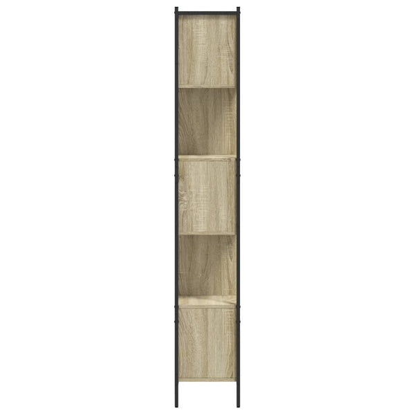 vidaXL Sonoma Oak Bookcase 102x28x172 cm Engineered Wood