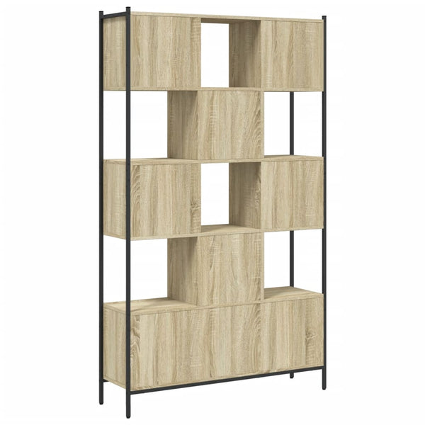 vidaXL Sonoma Oak Bookcase 102x28x172 cm Engineered Wood