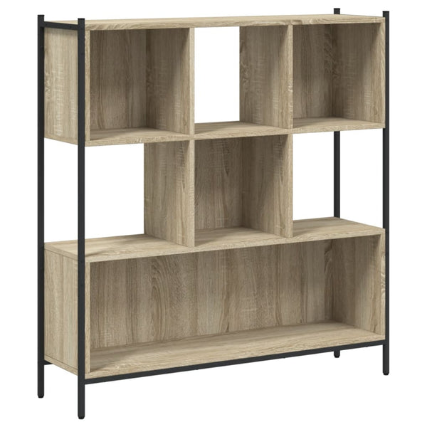 vidaXL Sonoma Oak Bookcase 102x28x172 cm Engineered Wood