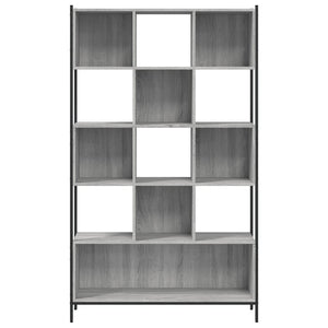 vidaXL Bookcase Grey Sonoma 102x28x172 cm Engineered Wood