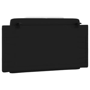 Kopfteilkissen Viana Schwarz-Weiß 100 cm Kunstleder
