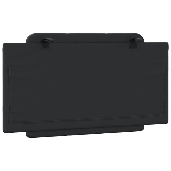 Kopfteilkissen Zadar Schwarz 100 cm