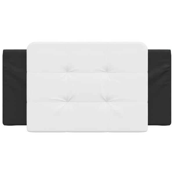 Kopfteilkissen Zadar Schwarz-Weiß 100 cm
