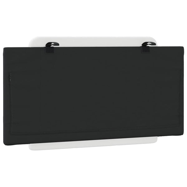 Kopfteilkissen Zadar Schwarz-Weiß 100 cm