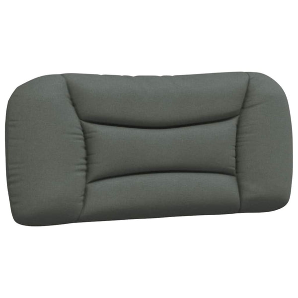 Bettgestell Stoff Dunkelgrau 80x200 cm