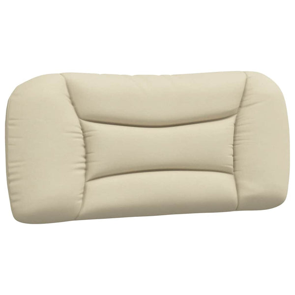 Bettgestell Creme 80x200 cm Stoff