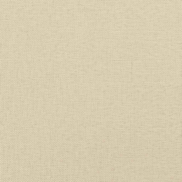 Bettgestell Creme 80x200 cm Stoff