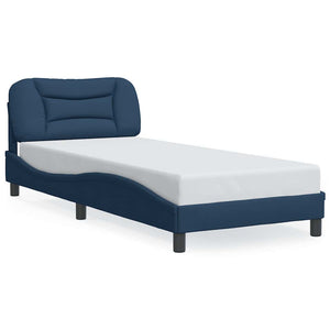 Bettgestell Blau 80x200 cm Stoff