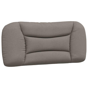 vidaXL Bed Frame without Mattress "Hvar" Taupe 90x190 cm Fabric