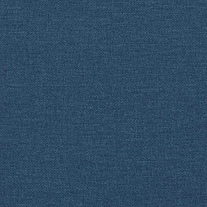 vidaXL Bed Frame without Mattress "Hvar" Blue 90x190 cm Fabric