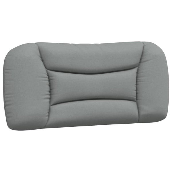 vidaXL Bed Frame without Mattress "Hvar" Light Gray 90x200 cm Fabric