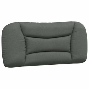 vidaXL Bed Frame without Mattress "Hvar" Dark Gray 90x200 cm Fabric