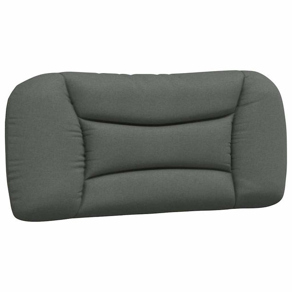 vidaXL Bed Frame without Mattress "Hvar" Dark Gray 90x200 cm Fabric