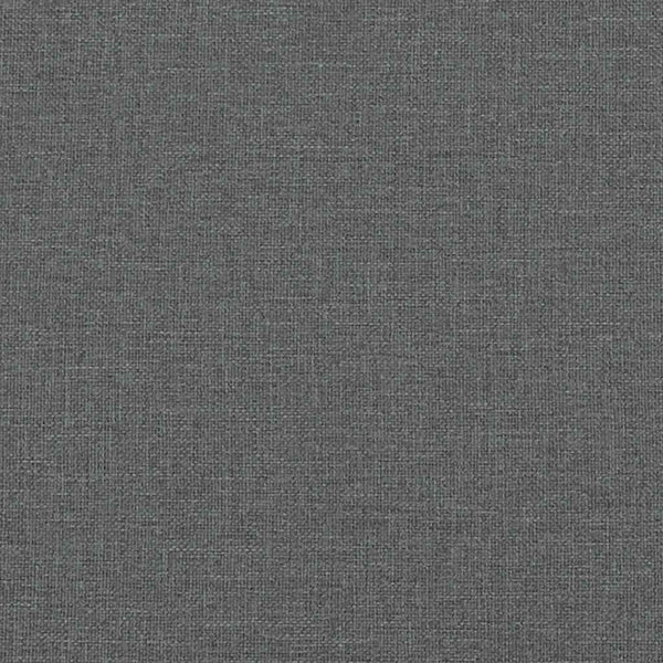 vidaXL Bed Frame without Mattress "Hvar" Dark Gray 90x200 cm Fabric