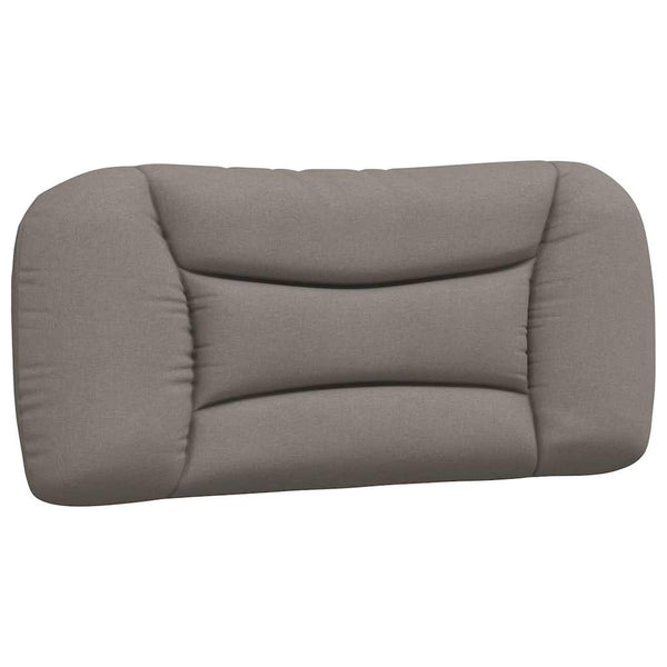Bettgestell Taupe 90x200 cm Stoff