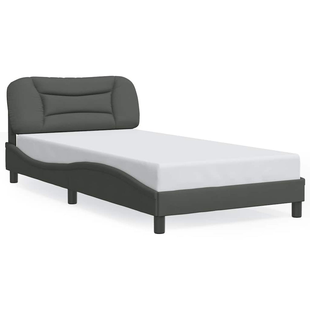Bettgestell Dunkelgrau 100x200 cm