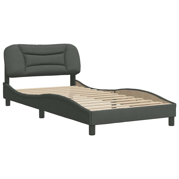 Bettgestell Dunkelgrau 100x200 cm