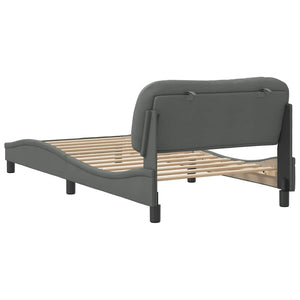 Bettgestell Dunkelgrau 100x200 cm