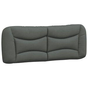 Bettgestell Stoff Dunkelgrau 120x200 cm