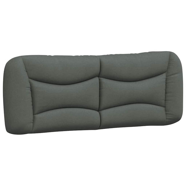 Bettgestell Stoff Dunkelgrau 120x200 cm