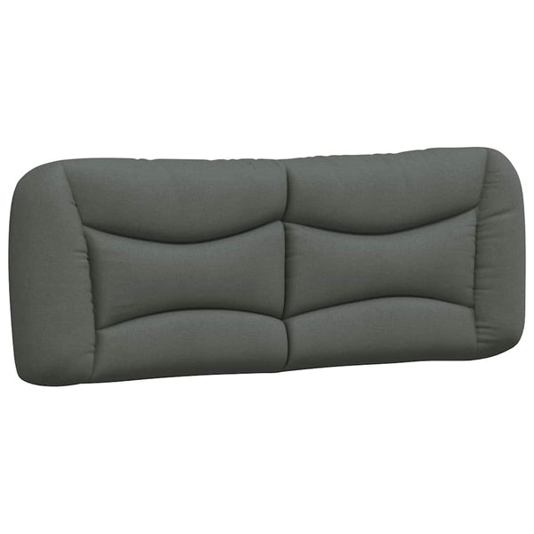 Bettgestell Stoff Dunkelgrau 140x190 cm
