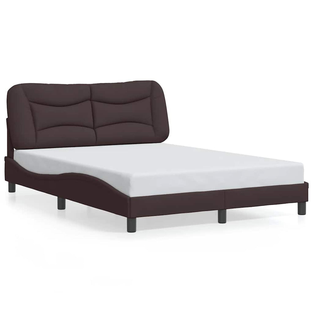 Bettgestell Dunkelbraun 140x190 cm