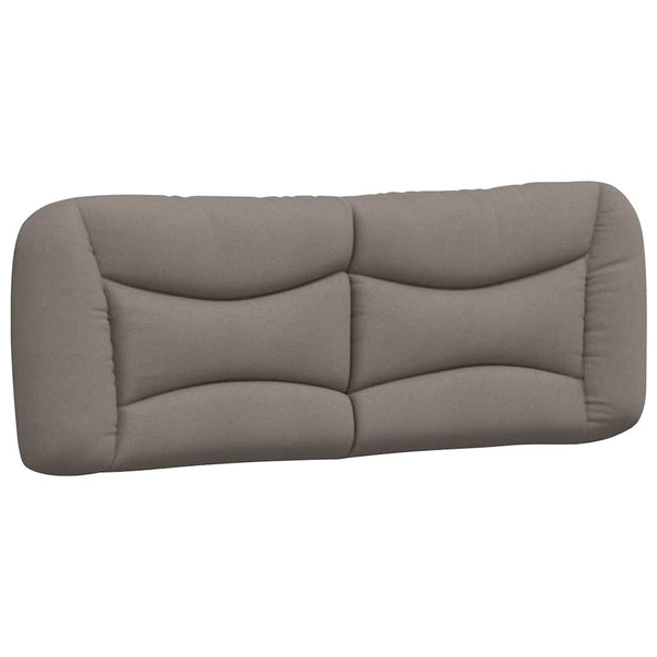 Bettgestell Stoff Taupe 140x190 cm