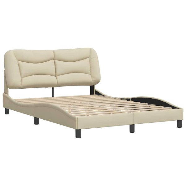 Bettgestell Creme 140x190 cm