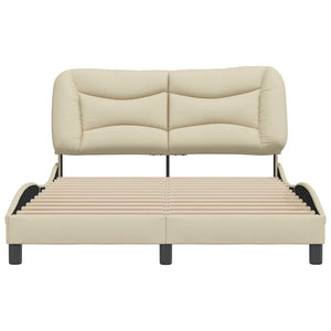 Bettgestell Creme 140x190 cm