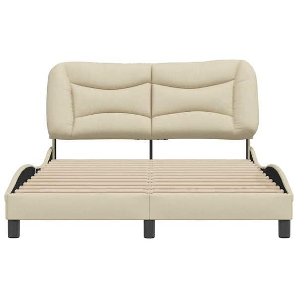 Bettgestell Creme 140x190 cm